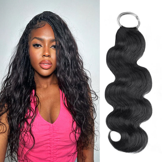 Lodmemo Body Wave Crochet Human Hair for Boho Braids Miracle Knots Ready Pre-Separated Time-Saving Design