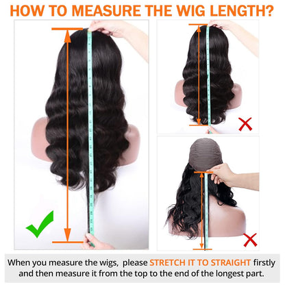Body Wave Glueless Wig With Bangs Drawstring Machine Made Sew In Wig Human Hair